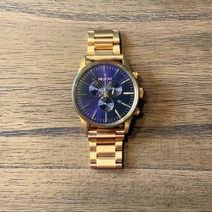 Nixon Sentry Stainless Steel Chronograph Watch